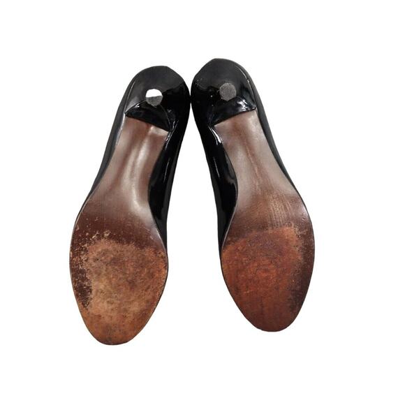 Stuart Weitzman Shoe Women 7 Pumps Platform Stiletto Patent Leather Formal Black - Picture 11 of 15